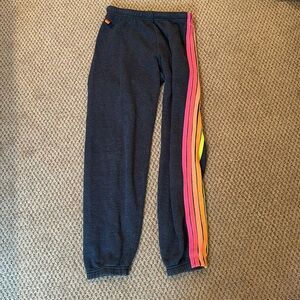 Aviator Nation striped sweatpants!